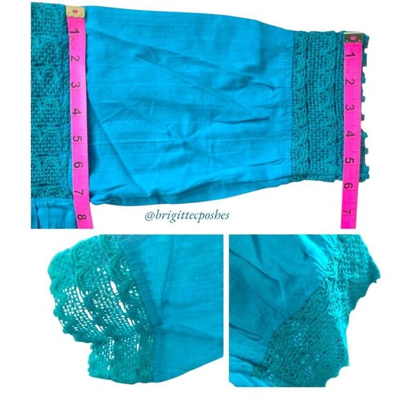 HANDMADE Traditional Laced Mexican Blouse - Picture 10 of 12